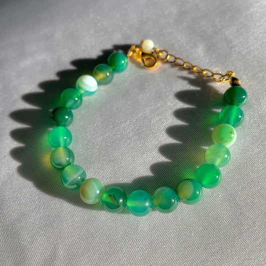 Green Agate Bracelet