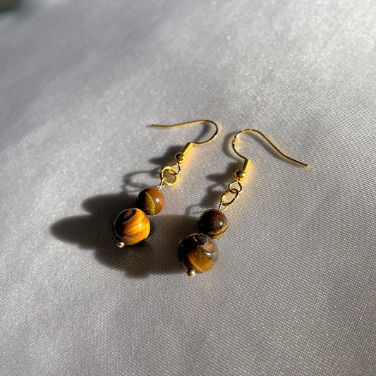 Tiger Eye Earrings