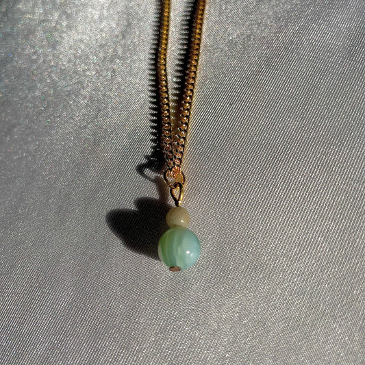 Green Agate Necklace