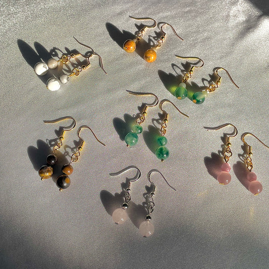 Rose Quartz Earrings